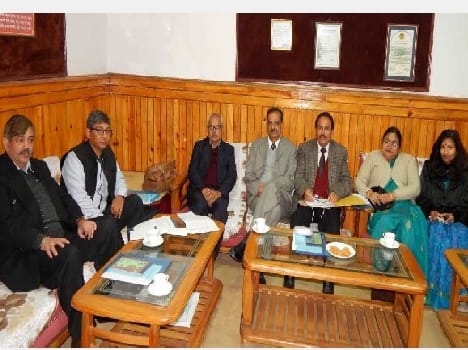 Ongoing discussions on research in the Department of Biotechnology